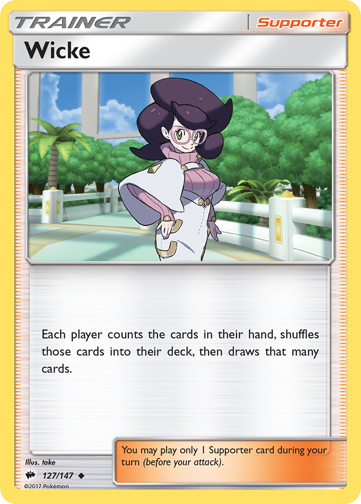 Wicke 127  SM  Burning Shadows - Uncommon
