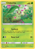 Chikorita (5) 005  SM  Lost Thunder - Common