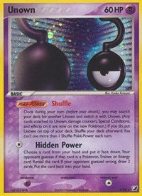 Unown (?)  - Holofoil Unseen Forces - Holo Rare
