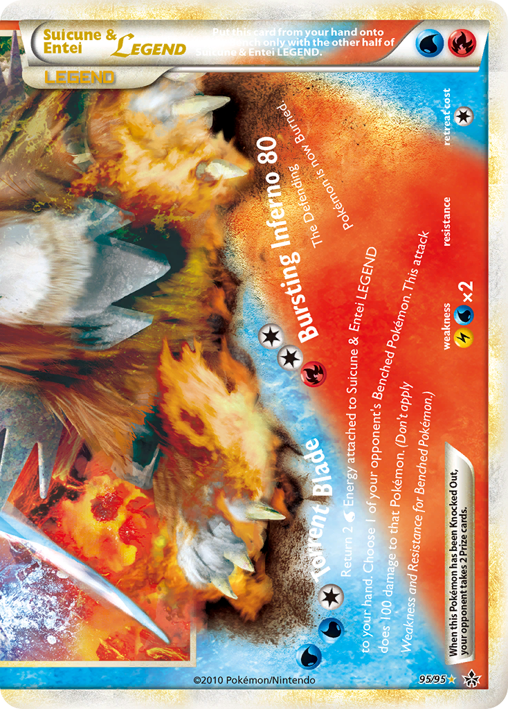 Suicune & Entei Legend (Bottom)  - Holofoil Unleashed - Ultra Rare