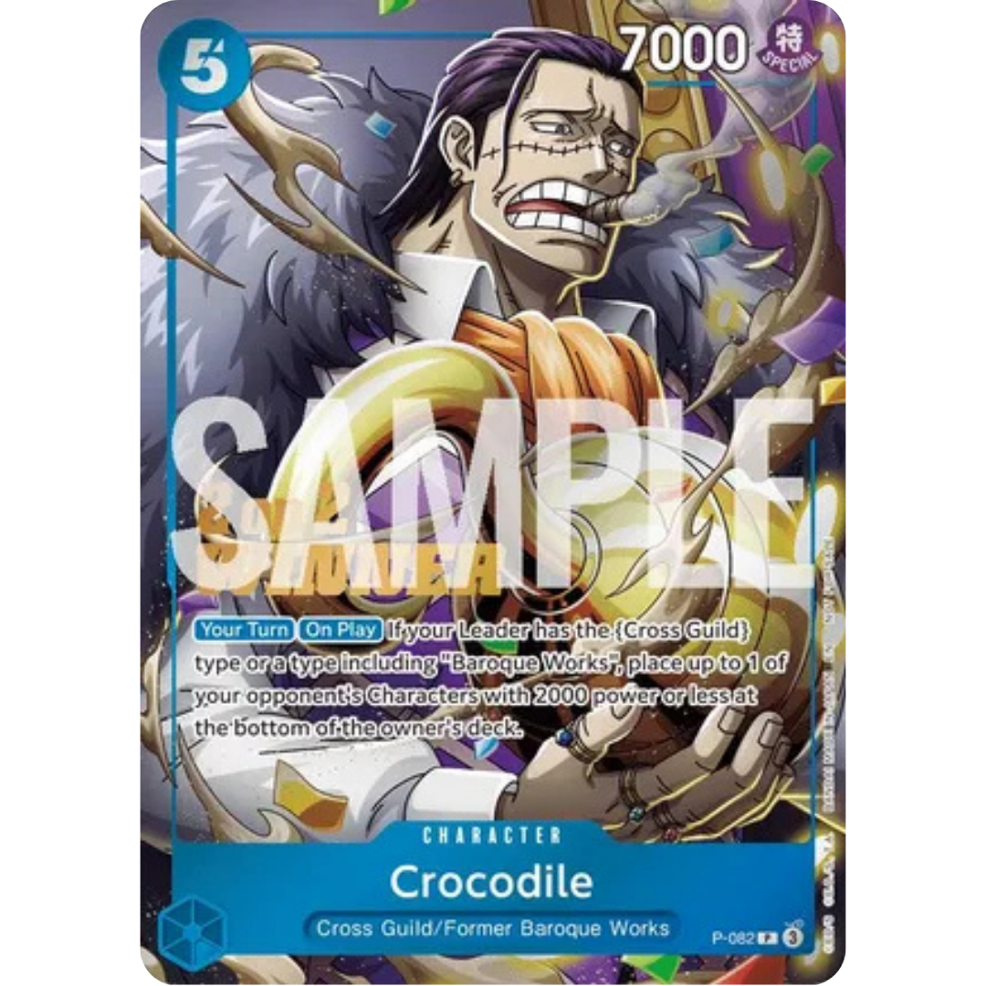 Crocodile (Store 2-on-2 Battle 2025 Winner) (P-082) - One Piece Promotion Cards Foil