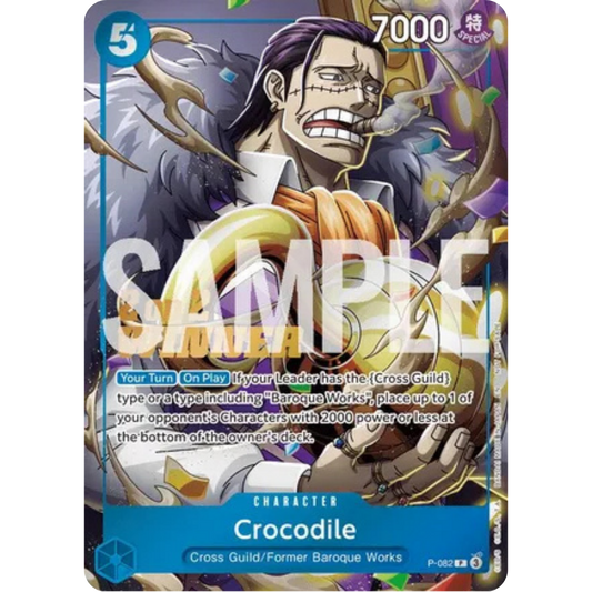Crocodile (Store 2-on-2 Battle 2025 Winner) (P-082) - One Piece Promotion Cards Foil