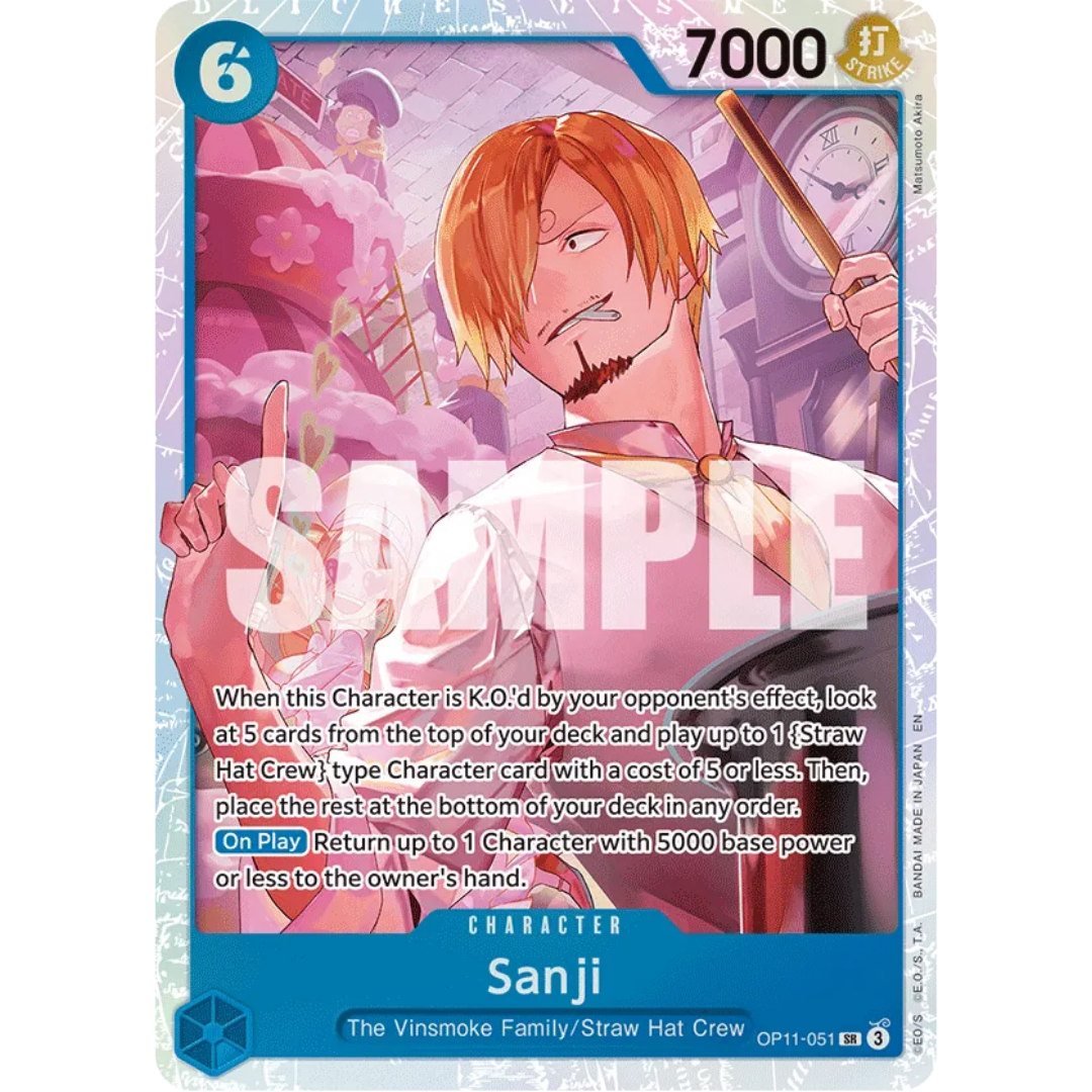 Sanji (OP11-051) - A Fist of Divine Speed Foil