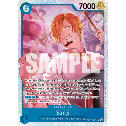 Sanji (OP11-051) - A Fist of Divine Speed Foil