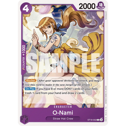O-Nami (ST18-002) - Starter Deck 18: PURPLE Monkey.D.Luffy
