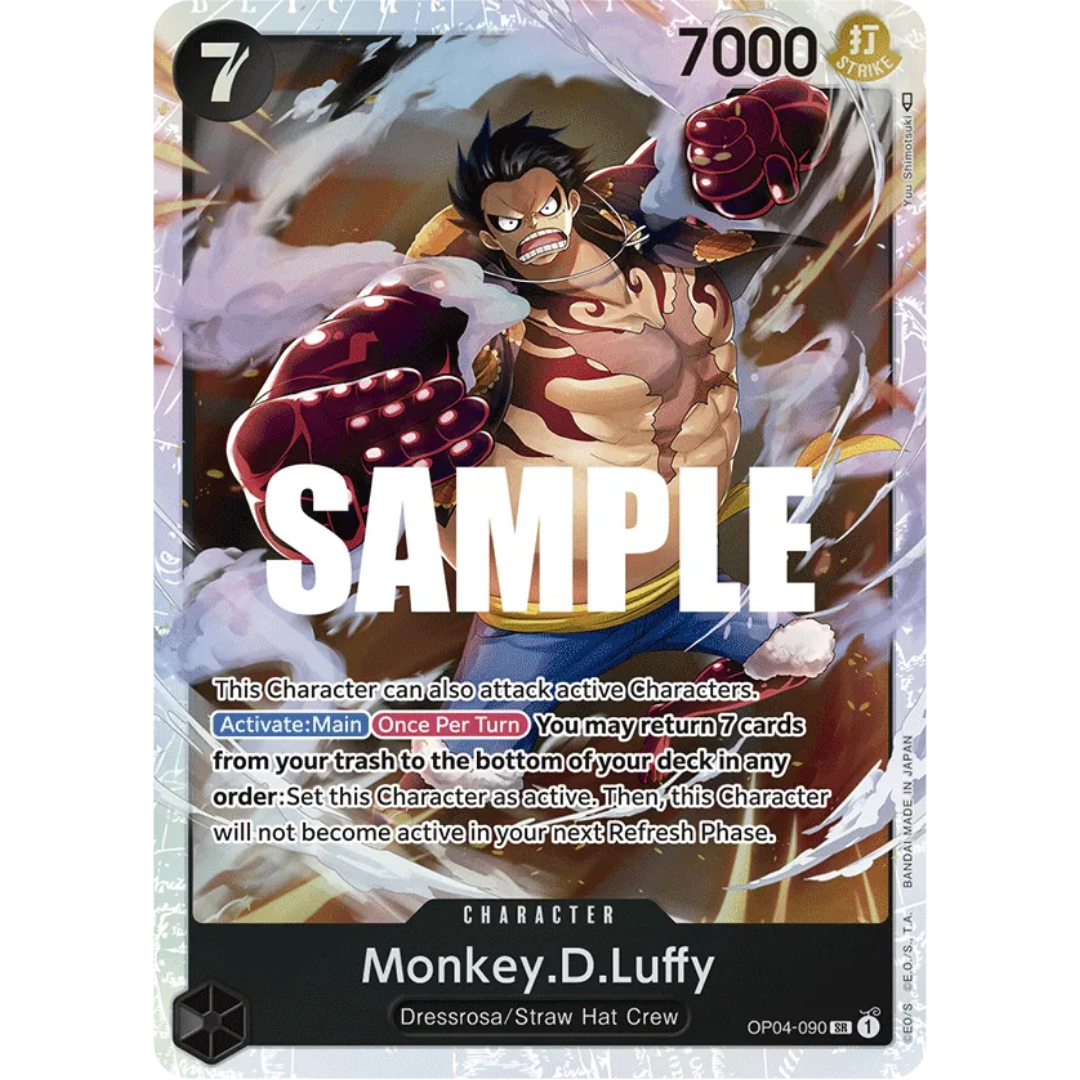 Monkey.D.Luffy (090) (OP04-090) - Kingdoms of Intrigue Foil