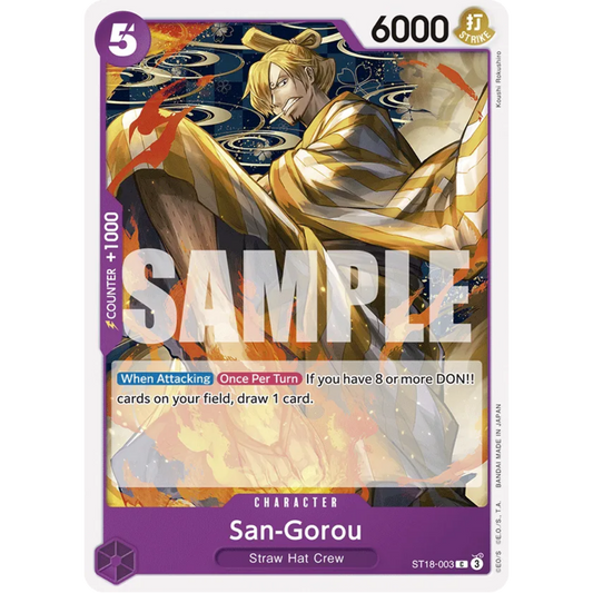 San-Gorou (ST18-003) - Starter Deck 18: PURPLE Monkey.D.Luffy