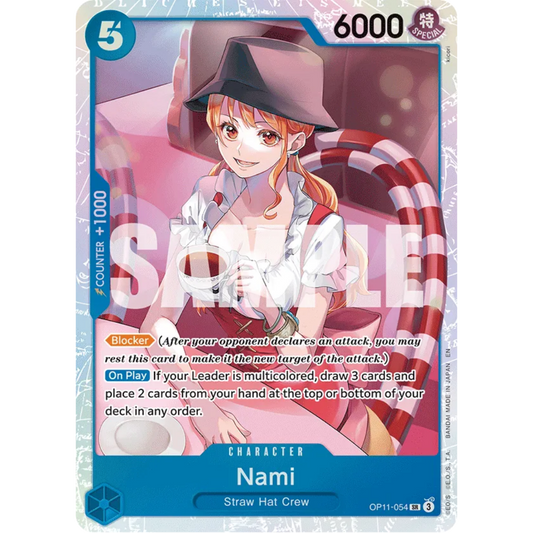 Nami (054) (OP11-054) - A Fist of Divine Speed Foil
