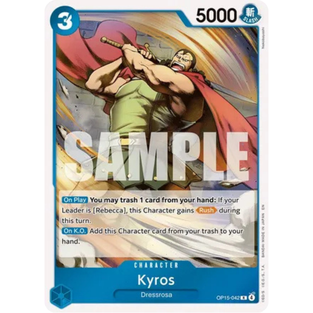 Kyros (OP15-042) - Adventure on Kami's Island Foil
