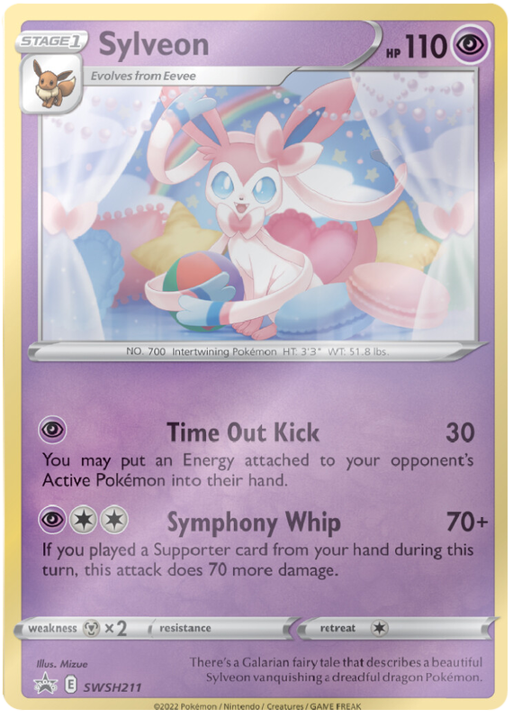 Sylveon SWSH211  - Holofoil SWSH Sword & Shield Promo Cards - Promo