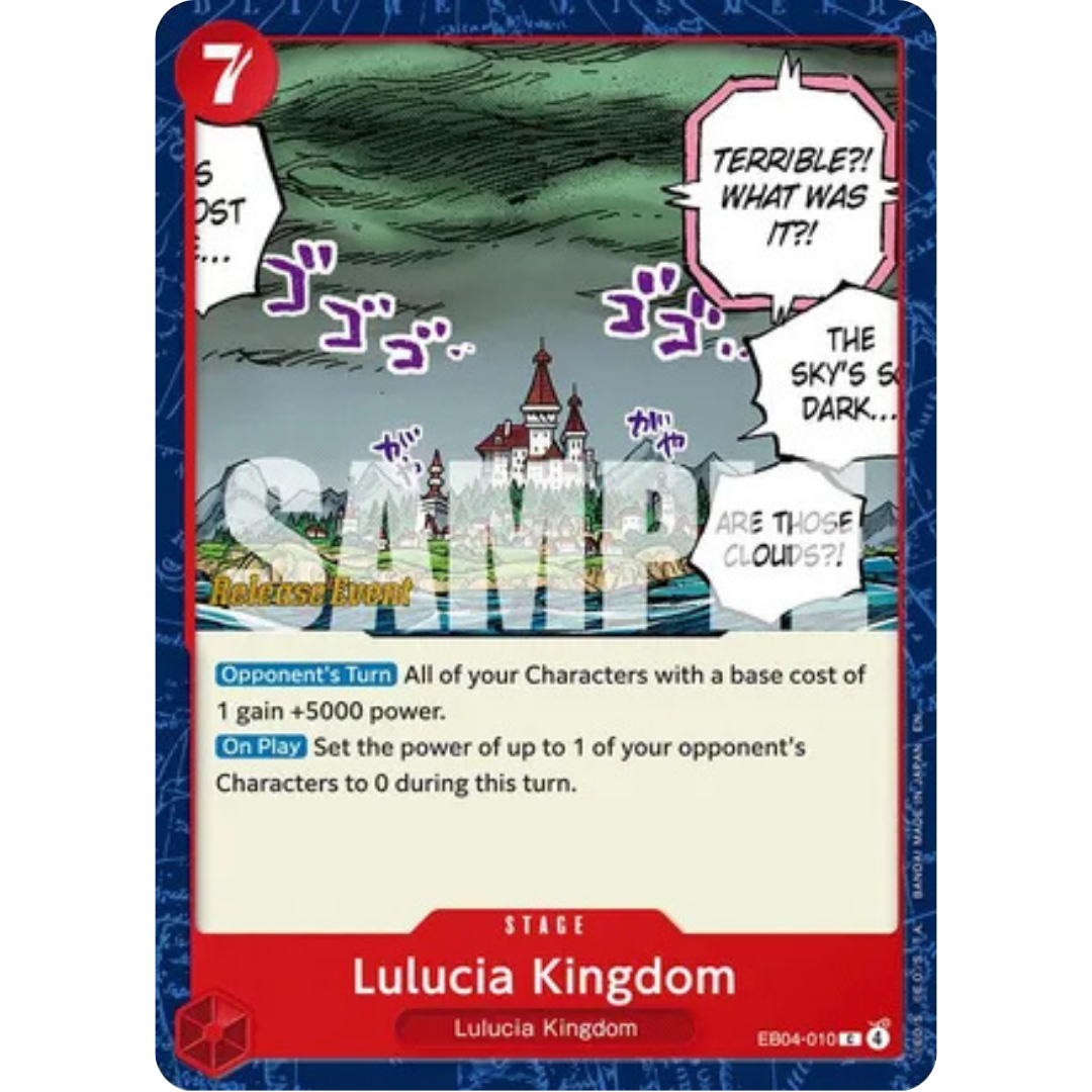 Lulucia Kingdom (EB04-010) - Adventure on Kami's Island Release Event Cards