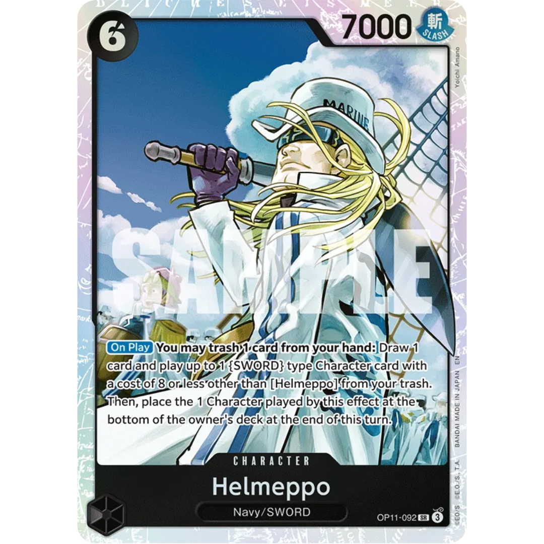 Helmeppo (OP11-092) - A Fist of Divine Speed Foil
