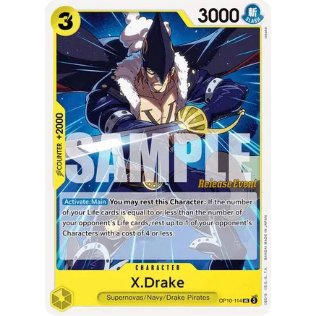 X.Drake (OP10-114) - Royal Blood Release Event Cards