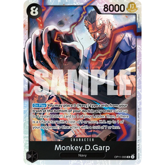 Monkey.D.Garp (OP11-095) - A Fist of Divine Speed Foil