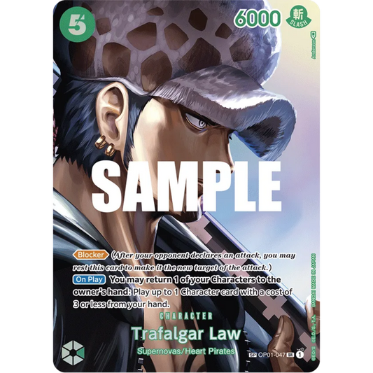 Trafalgar Law (SP) (OP01-047) - Kingdoms of Intrigue Foil