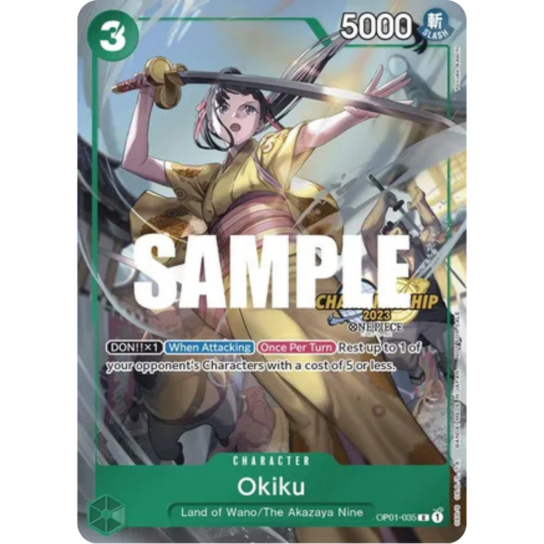 Okiku (CS 2023 Celebration Pack) (OP01-035) - One Piece Promotion Cards Foil