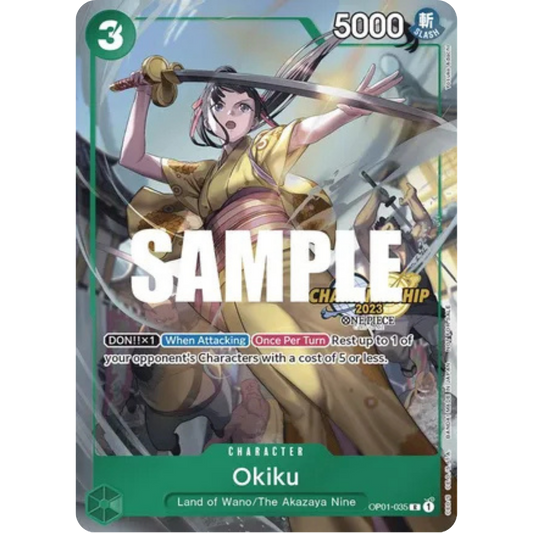 Okiku (CS 2023 Celebration Pack) (OP01-035) - One Piece Promotion Cards Foil