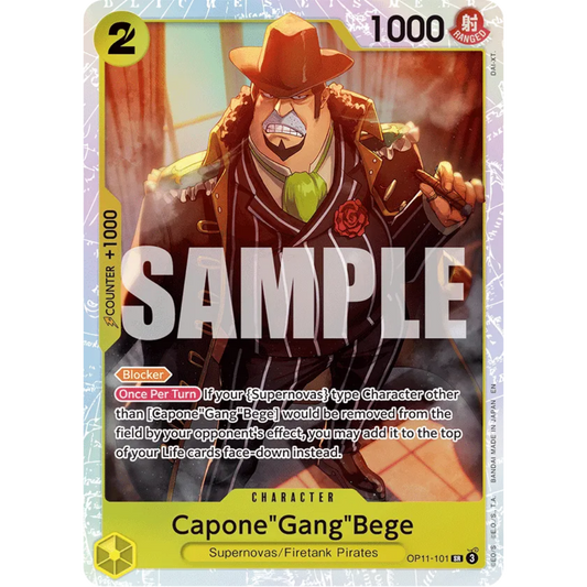Capone"Gang"Bege (101) (OP11-101) - A Fist of Divine Speed Foil