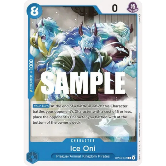 Ice Oni (OP04-047) - Kingdoms of Intrigue