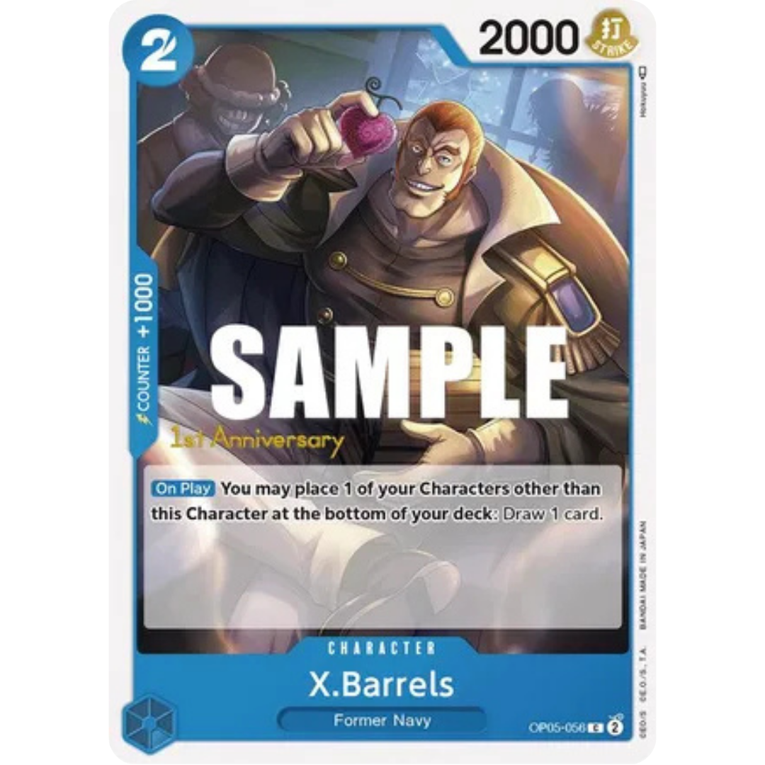X.Barrels (OP05-056) - Awakening of the New Era: 1st Anniversary Tournament Cards