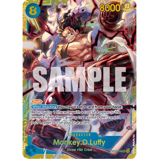 Monkey.D.Luffy (118) (OP11-118) - A Fist of Divine Speed Foil