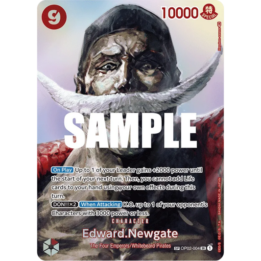 Edward.Newgate (SP) (OP02-004) - Kingdoms of Intrigue Foil