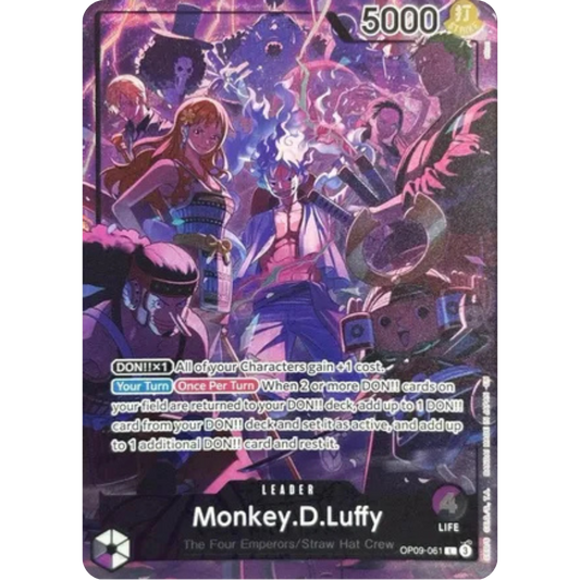 Monkey.D.Luffy (English Version 2nd Anniversary Set) (OP09-061) - One Piece Promotion Cards Foil