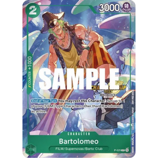 Bartolomeo (CS 2023 Event Pack) (P-029) - One Piece Promotion Cards Foil