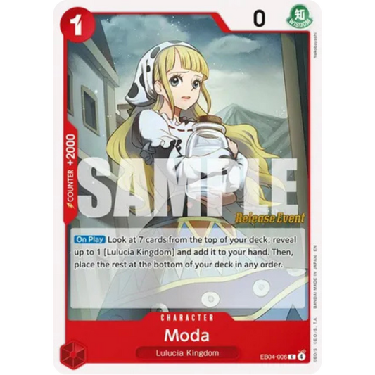 Moda (EB04-006) - Adventure on Kami's Island Release Event Cards