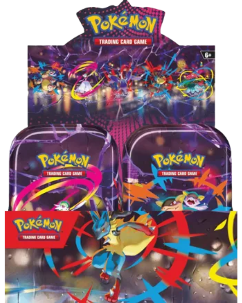 Mega Heroes Mini Tin Display