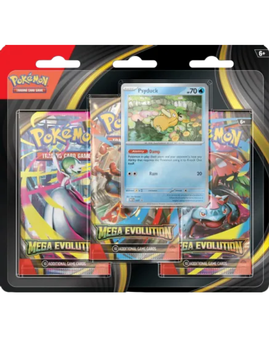 Mega Evolution 3 Pack Blister [Psyduck]