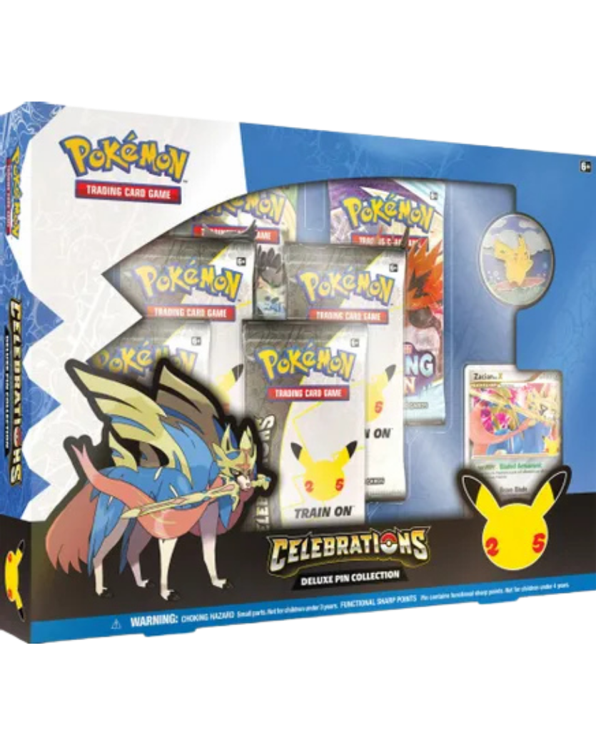 Celebrations Deluxe Pin Collection [Zacian LV. X]