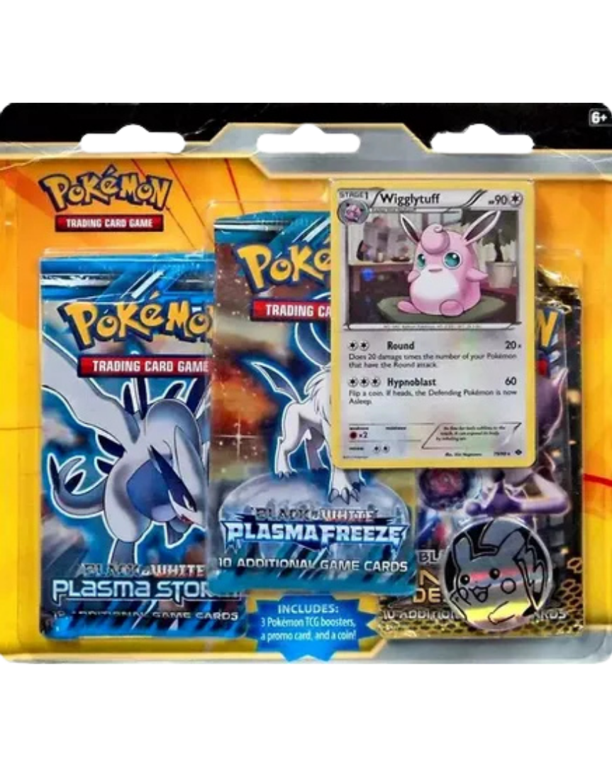 Black & White 3 Pack Booster Blister Special Edition [Wigglytuff]