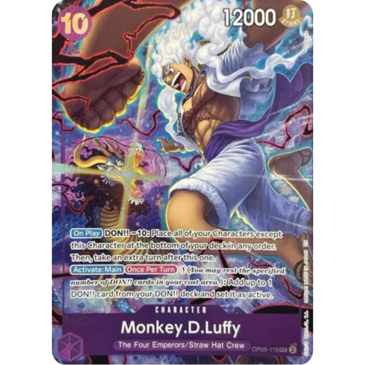 Monkey.D.Luffy (119) (English Version 2nd Anniversary Set) (OP05-119) - One Piece Promotion Cards Foil