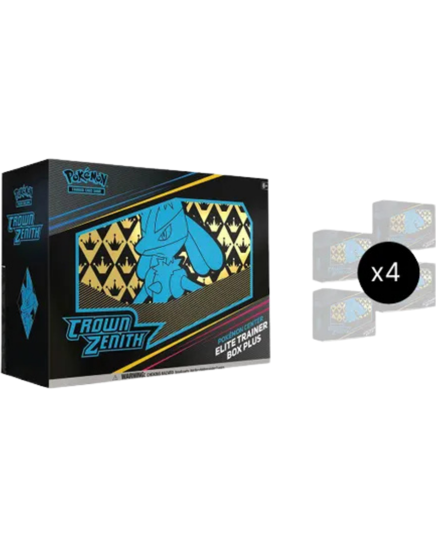 Crown Zenith Pokemon Center Elite Trainer Box Plus Case