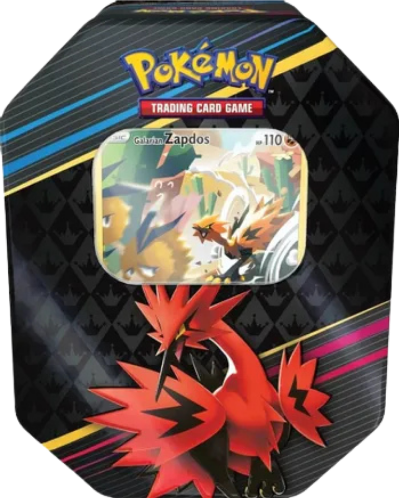 Crown Zenith Tin [Galarian Zapdos] (International Version)