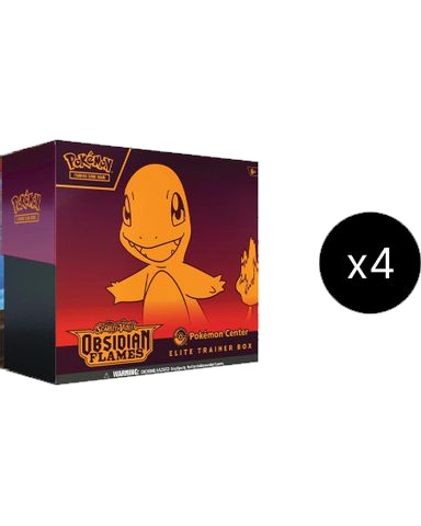 Obsidian Flames Pokemon Center Elite Trainer Box Case (Exclusive)