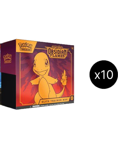 Obsidian Flames Elite Trainer Box Case