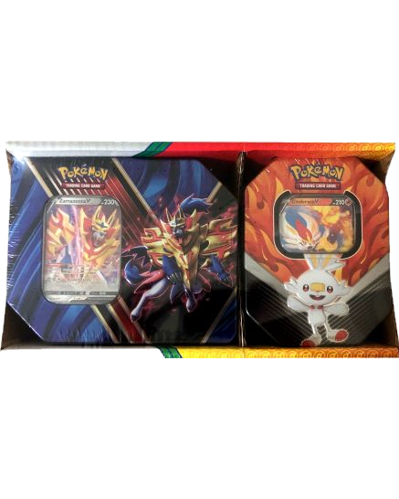 Legends of Galar Tin + Galar Partners Tin 2-pack [Zamazenta V/Cinderace V] (Retail Exclusive)