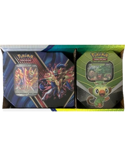 Legends of Galar Tin + Galar Partners Tin 2-pack [Zamazenta V/Rillaboom V] (Retail Exclusive)