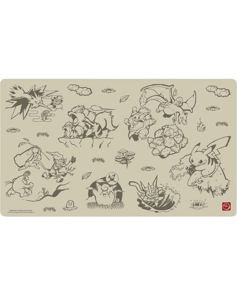 Playmat - Pikachu (Scroll Painting Style)