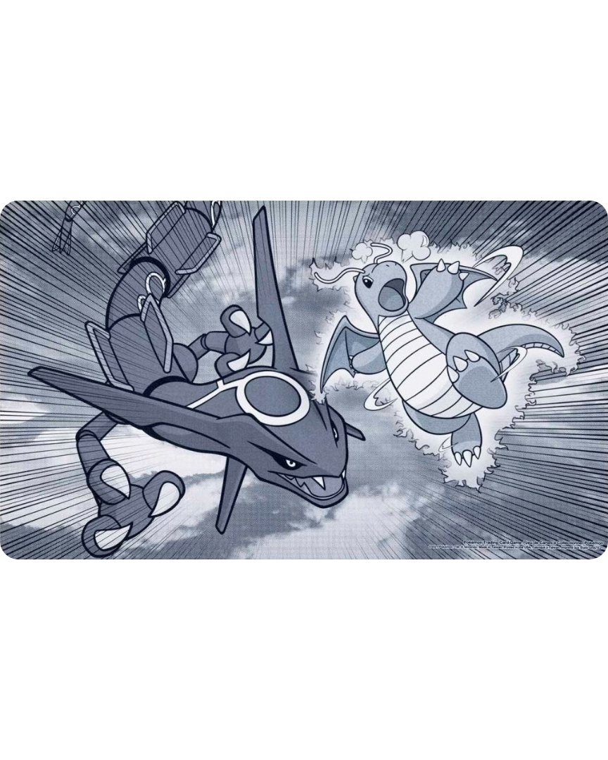 Playmat - Dragonite & Rayquaza Collide