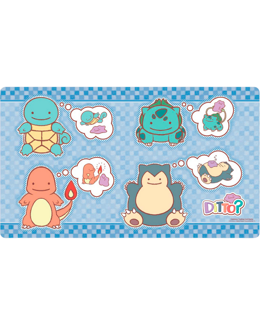 Playmat - Ditto? (Squirtle, Bulbasaur, Charmander, and Snorlax)
