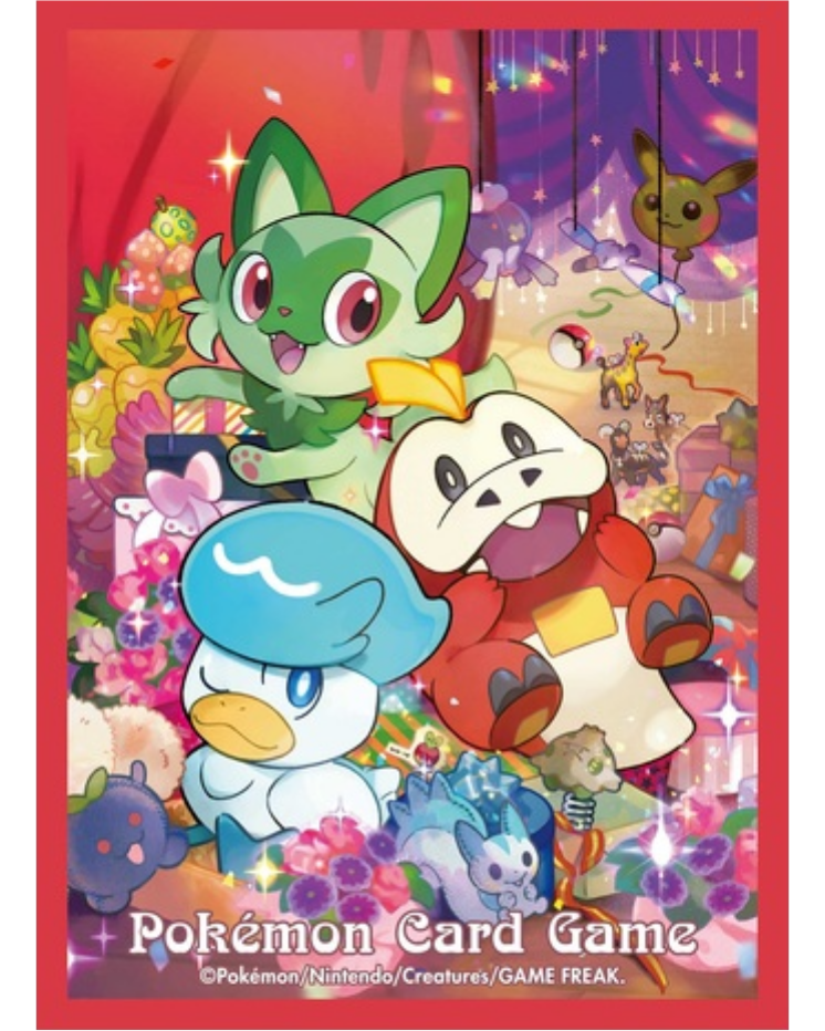 Card Sleeves - Gift of Sprigatito, Fuecoco, & Quaxly (64-Pack)
