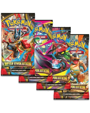 Mega Evolution Booster Pack Art Bundle [Set of 4]