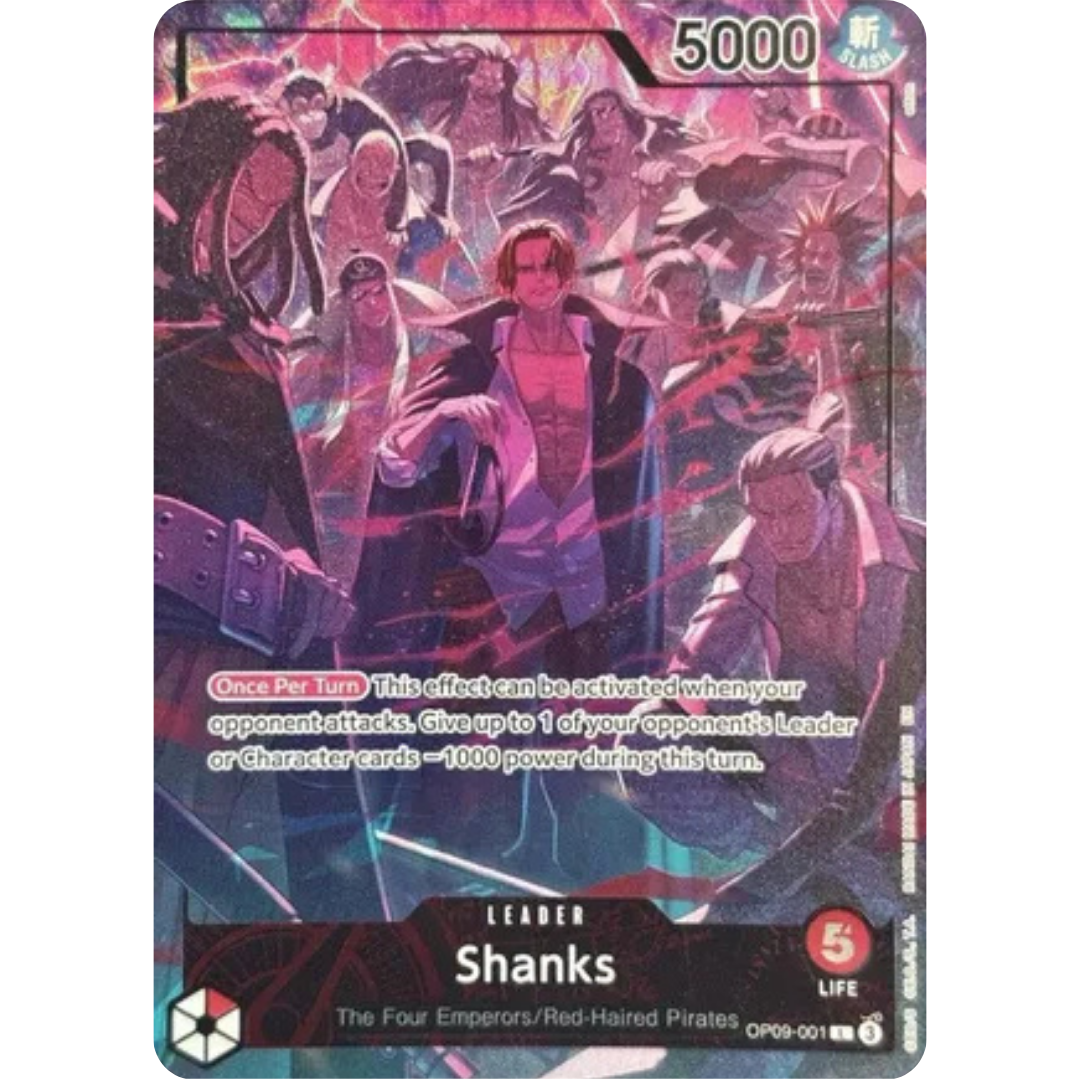 Shanks (English Version 2nd Anniversary Set) (OP09-001) - One Piece Promotion Cards Foil