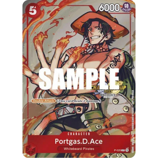 Portgas.D.Ace (CS 2023 Event Pack) (P-028) - One Piece Promotion Cards Foil