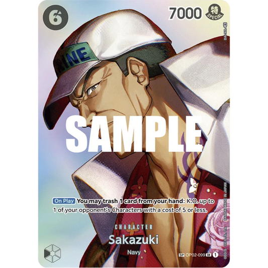 Sakazuki (SP) (OP02-099) - Kingdoms of Intrigue Foil
