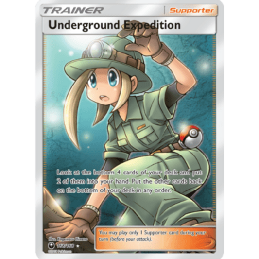 Underground Expedition (Full Art) 168  - Holofoil SM  Celestial Storm - Ultra Rare
