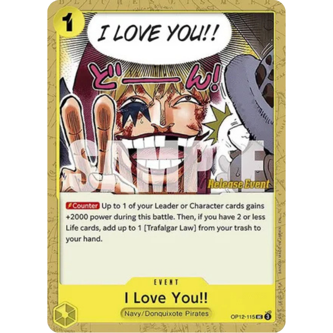 I Love You!! (OP12-115) - Legacy of the Master Release Event Cards